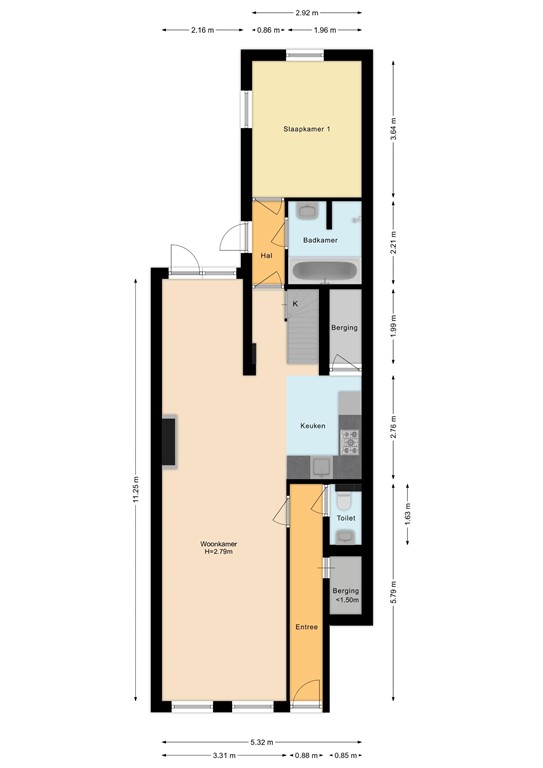 mediumsize floorplan